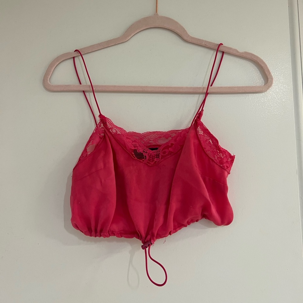 UO urban outfitters pink lace top
